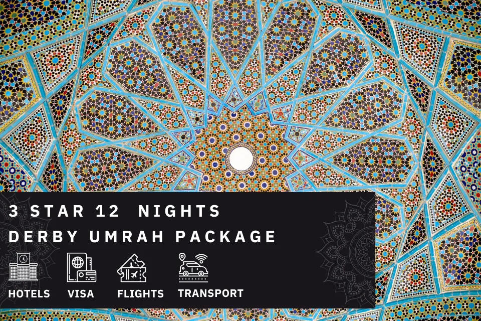 12 Nights 3 Star Derby Umrah Package