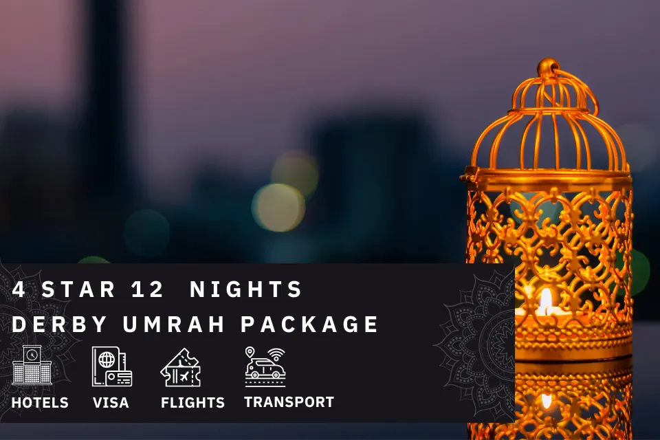 12 Nights 4 Star Derby Umrah Package