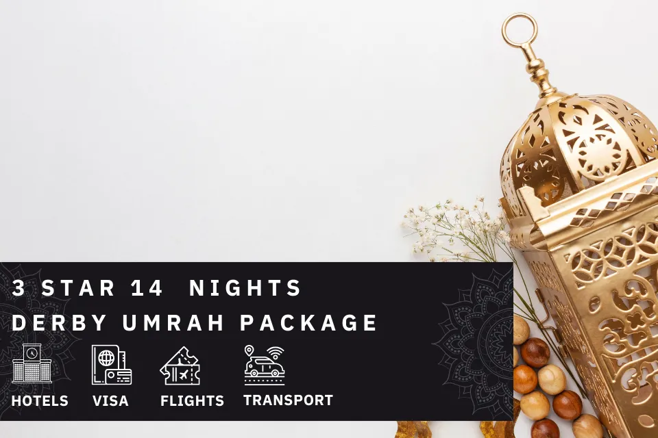 14 Nights 3 Star Derby Umrah Package