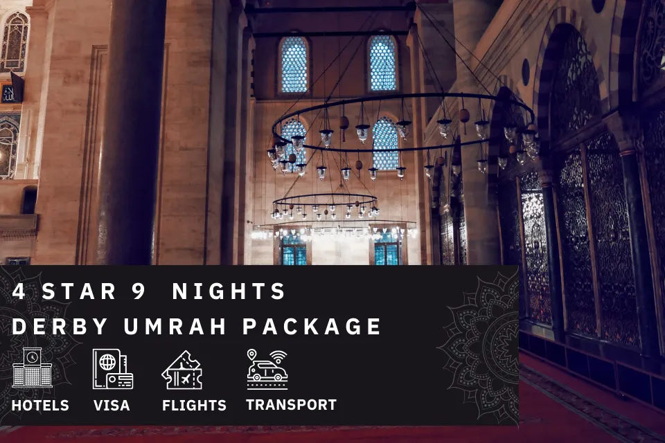 9 Nights 4 Star Derby Umrah Package